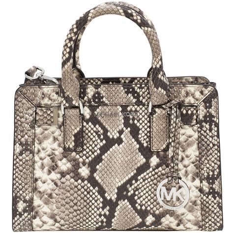 michael kors snake print bag|Michael Kors snakeskin handbag.